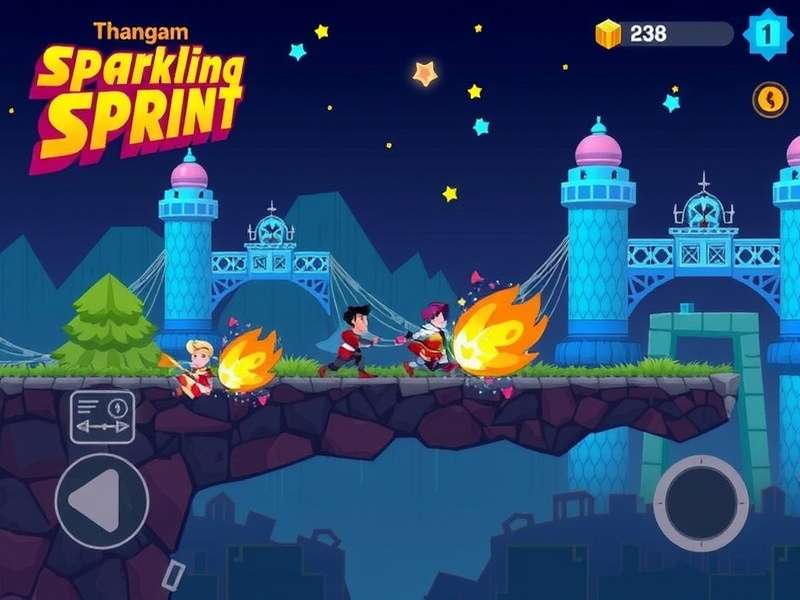 Thangam Sparkling Sprint Gameplay Screen